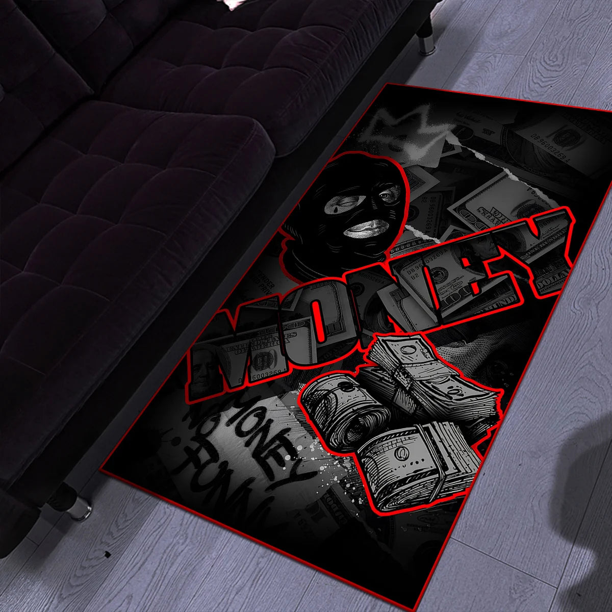 Tapete Gangster Dollar Antiderrapante