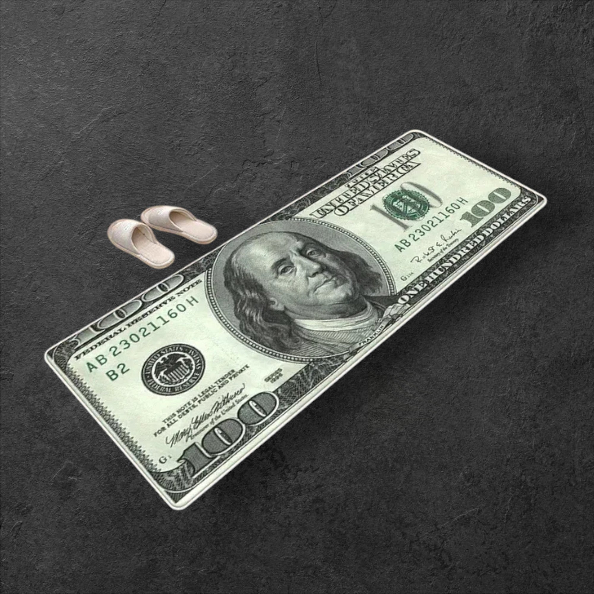 Tapete Black Gold 100 Dollar Bill