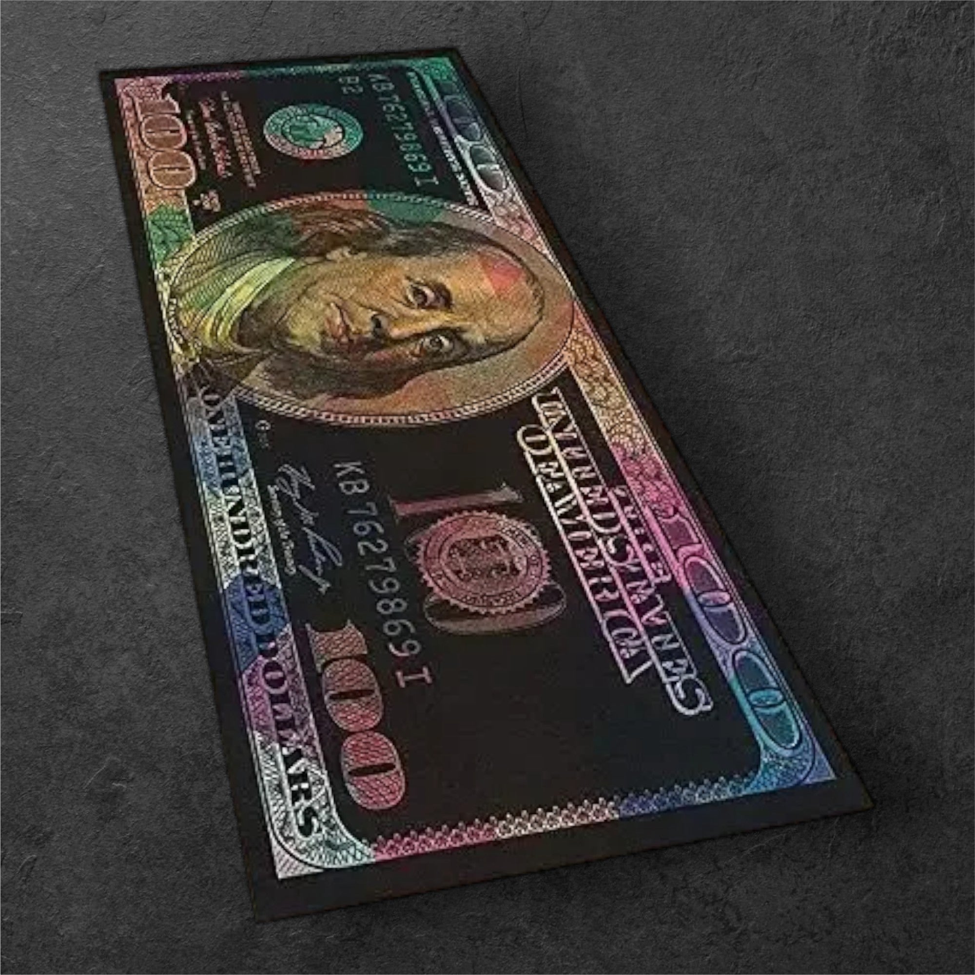 Tapete Black Gold 100 Dollar Bill