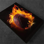 Tapete Basquete Flaming Antiderrapante