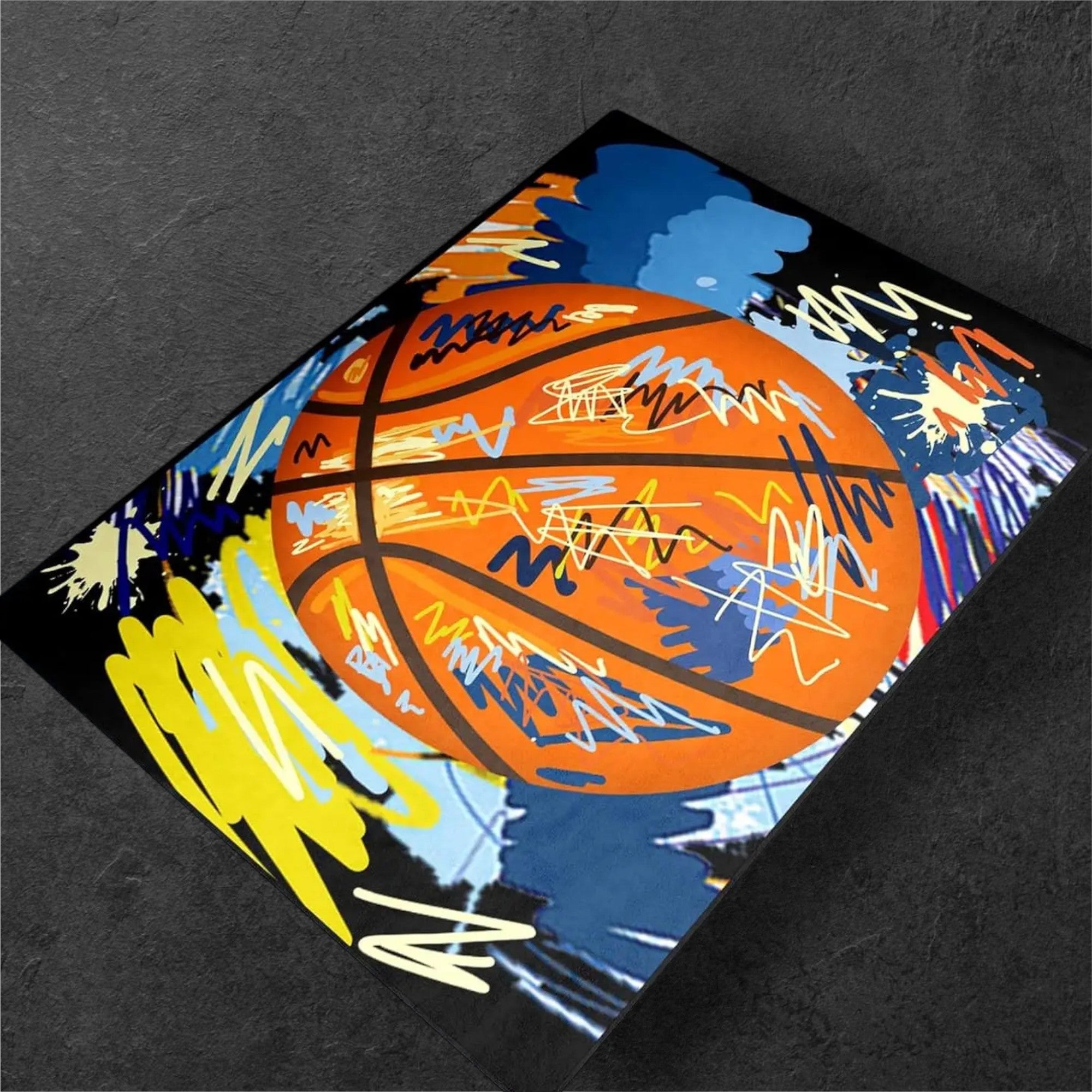 Tapete Basquete Graffiti Masculino