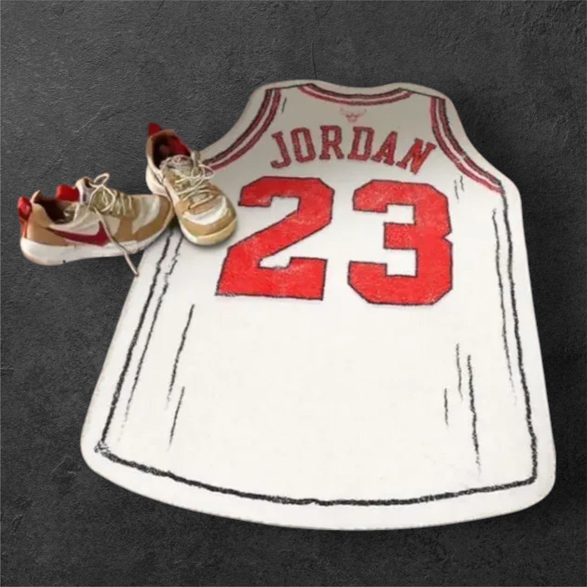 Tapete Camisola de Basquete – Antiderrapante