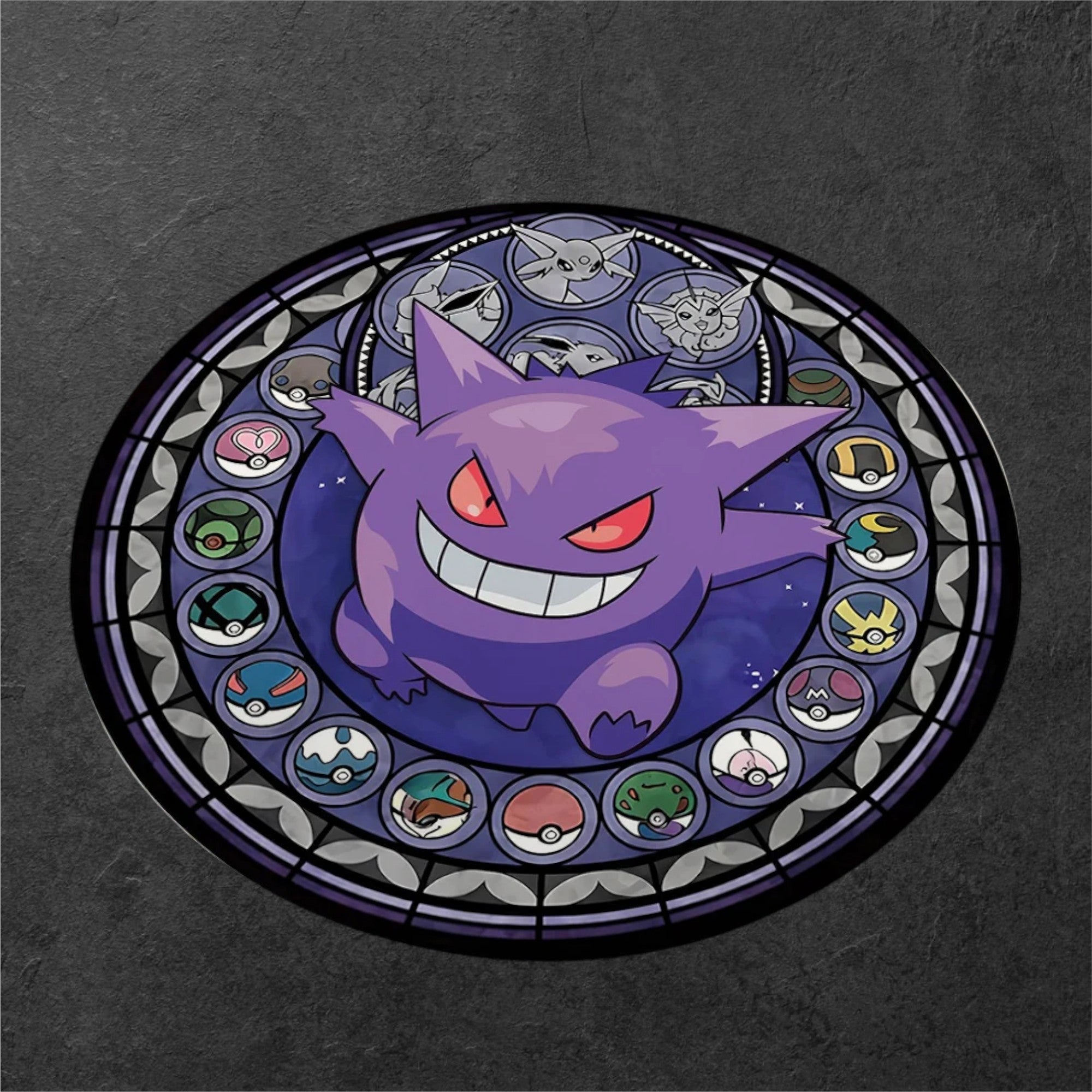 Tapete Redondo Pokémon Gengar